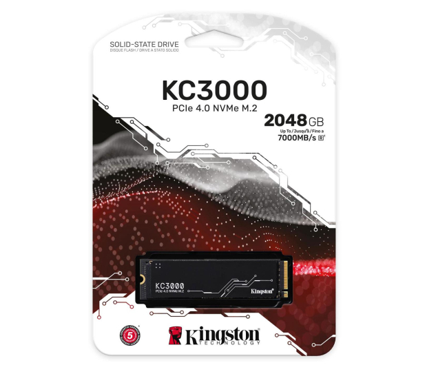 KINGSTON KC3000 2TB PCIe 4.0 NVMe M.2 - 691108 - zdjęcie 2